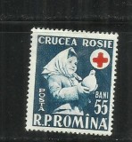 ROMANIA 1957 - SAPTAMANA CRUCII ROSII, MNH - LP 438, Nestampilat