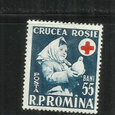 ROMANIA 1957 - SAPTAMANA CRUCII ROSII, MNH - LP 438