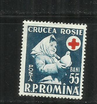 ROMANIA 1957 - SAPTAMANA CRUCII ROSII, MNH - LP 438 foto