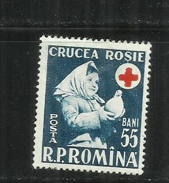 ROMANIA 1957 - SAPTAMANA CRUCII ROSII, MNH - LP 438