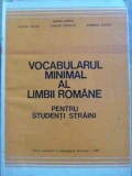 VOCABULARUL MINIMAL AL LIMBII ROMANE PENTRU STUDENTI STRAINI-V. NEAGU, M. ILIESCU, C. NEDELCU, G. SCURTU-232208