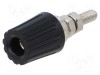 Conector banană 4mm negru nichelat 35A 30VAC 60VDC Hirschmann T&amp;M