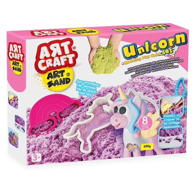 Nisip Kinetic Forme de Unicorn 650 g