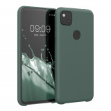 Husa pentru Google Pixel 4a, Silicon, Verde, 52549.171, Carcasa, Kwmobile