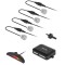 Sistem parcare display LED 4 senzori argintii Peiying