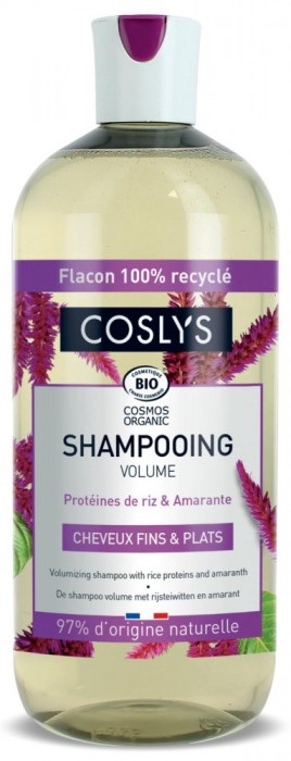Sampon BIO ingrijire si volum par fin si subtire, cu proteine din orez si amarant Coslys