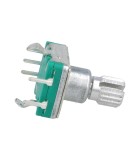 Potentiometru digital+push ax7mm moletat encoder