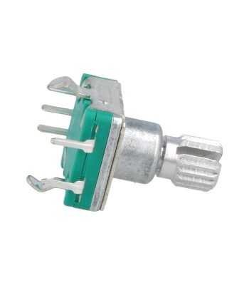 Potentiometru digital+push ax7mm moletat encoder foto