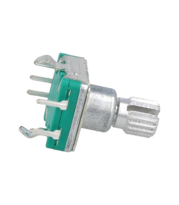 Potentiometru digital+push ax7mm moletat encoder