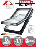 Fereastra mansarda Roto R49 K200 PVC