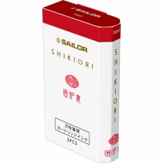 Set 3 cartuse cerneala Sailor Shikiori Red