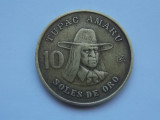 10 SOLES DE ORO 1979 PERU, America Centrala si de Sud