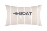 Perna Decorativa Pampelonne 30x50cm, Culoare Alb, 100% Bumbac