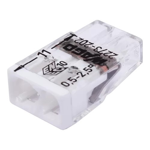Conector compact de imbinare, 2 fire, max. 2.5 mm&sup2; (100 buc.) - WAGO 2273-202