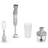 Mixer vertical Tefal HB673B30, 0.8 ml, 1000 W, Turbo, Alb / Gri