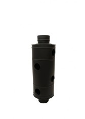 Burlan Radiator Recuperator Caldura Soba Semineu 110mm + LIVRARE GRATUITA