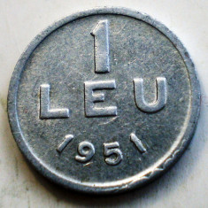 1.802 ROMANIA RPR 1 LEU 1951