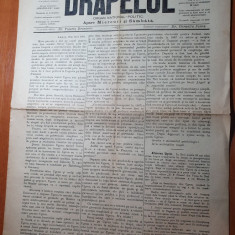ziarul drapelul 26 iunie 1901-ziar aparut in lugoj