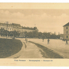 5109 - SIBIU, Market, Romania - old postcard - unused - 1916