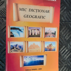 Mic Dictionar Geografic -- Lucian Irinel Ilinca, Iulia Anca Ilinca