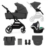 CARUCIOR KINDERKRAFT YOXI 3IN1 (MINK PRO) MOON GREY SuperHeroes ToysZone