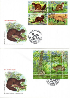 MOLDOVA 2006, FDC, Fauna foto