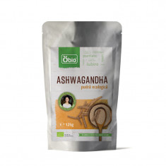 Ashwagandha pulbere eco 125g OBIO