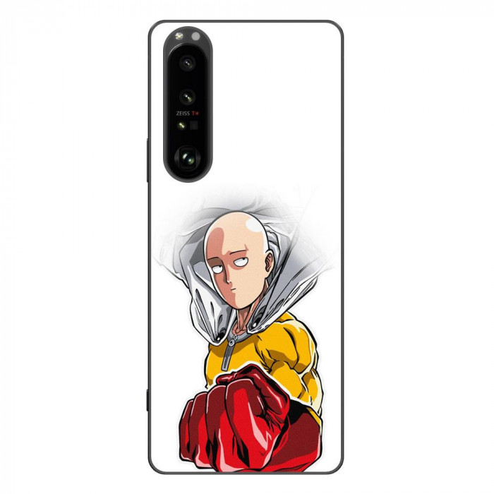 Husa compatibila cu Sony Xperia 1 III Silicon Gel Tpu Model One Punch Man Saitama