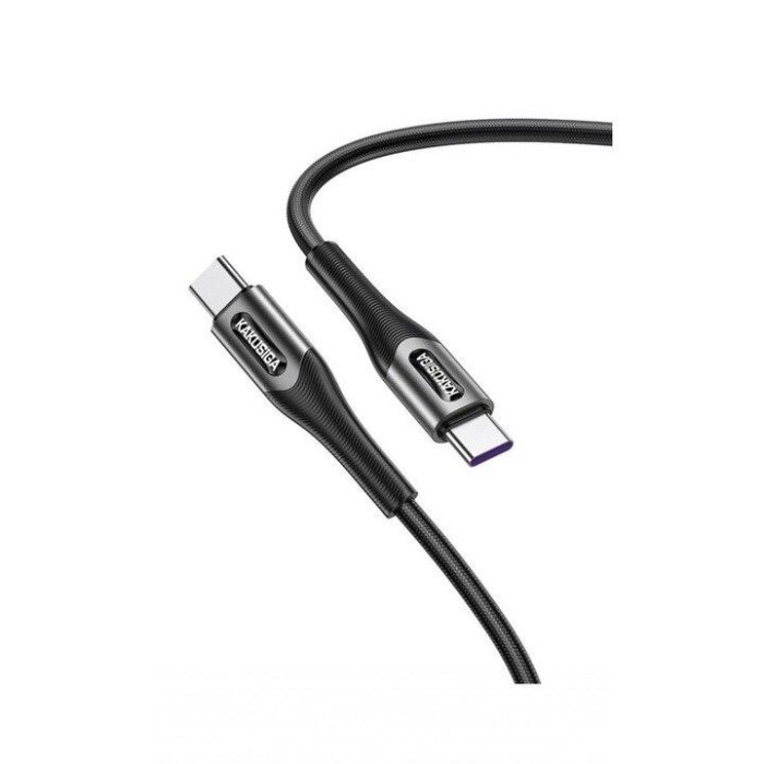 Cablu de date si incarcare kakusiga type c to type c 60w
