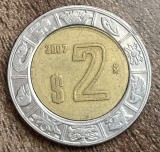 C50 - Moneda foarte veche - Mexic - 2 pesos - 2007