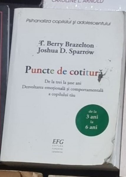 T. Berry Brazelton, Joshua D. Sparrow - Puncte de Cotitura - De la Trei Ani, Dezvoltarea Emotionala si Comportamentala a Copilului Tau
