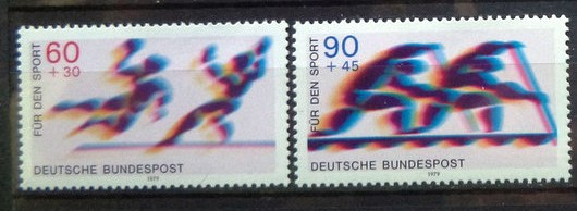 GERMANIA 1979 &ndash; SPORT, serie MNH, R18