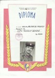 AMS# - DIPLOMA TITLUL DE &bdquo;MILITAR DE FRUNTE&rdquo; 1983