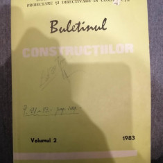 Buletinul Constructiilor Volumul 2 anul 1983