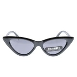 Ochelari de soare polarizati cat-eye cu rama neagra
