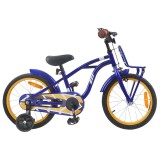 vidaXL Bicicletă pentru Copii 16 Inci pentru 4-6 ani Albastru &icirc;nchis 42009305