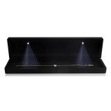 Cutie cadou LED pentru brățară &ndash; culoare negru mat, formă alungită