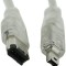 Cablu de la 6 la 4 pini IEEE 1394 iLink FireWire DV pentru MAC/PC