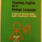 TEACHING ENGLISH AS A FOREIGN LANGUAGE , A SET OF VISUAL AIDS WITH TEACHER&#039;S GUIDE , 1978 * MINIMA UZURA A COPERTEI