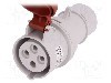 Conector alimentare AC, IEC 60309, IP44, 16A, 400V AC, 4 pini, PAWBOL - B.1039