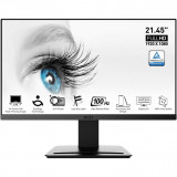 Monitor LED, MSI PRO MP223 VA, 21.5 Full HD, 100 Hz, D-Sub &amp;amp; HDMI, 1 ms, Eye Care