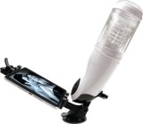 Masturbator Mega-Bator Pussy, Functii Rotatii, Impingere, Vibratii, USB, Alb, 34.5 cm