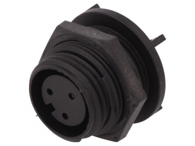 Conector circular soclu mamă PIN 3 IP68 250V foto