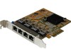 Placa de retea StarTech.com 4-Port PCIe Gigabit ST1000SPEX43