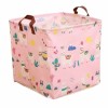 Cos Mercaton din Bumbac cu Manere, Pentru Depozitare Jucarii sau Haine, Multicolor, 31 x 31 x 31 cm