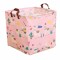 Cos Mercaton din Bumbac cu Manere, Pentru Depozitare Jucarii sau Haine, Multicolor, 31 x 31 x 31 cm