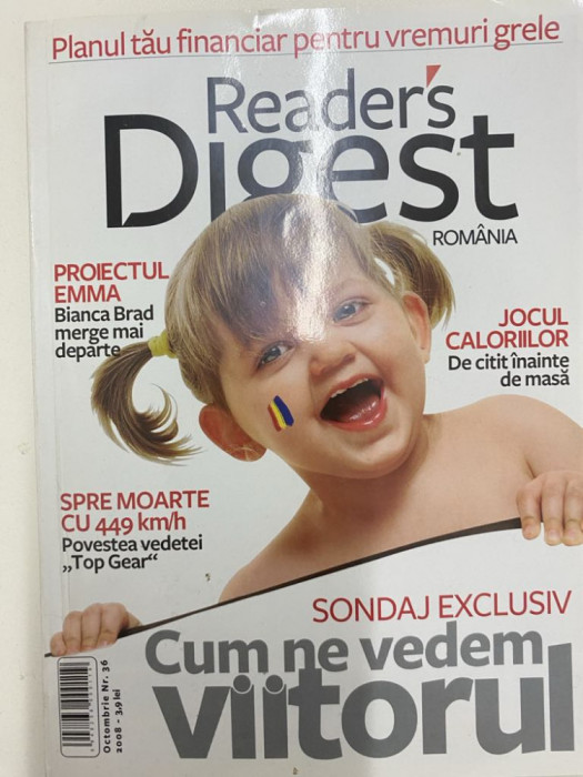 Revista Reader&#039;s Digest Romania octombrie 2008