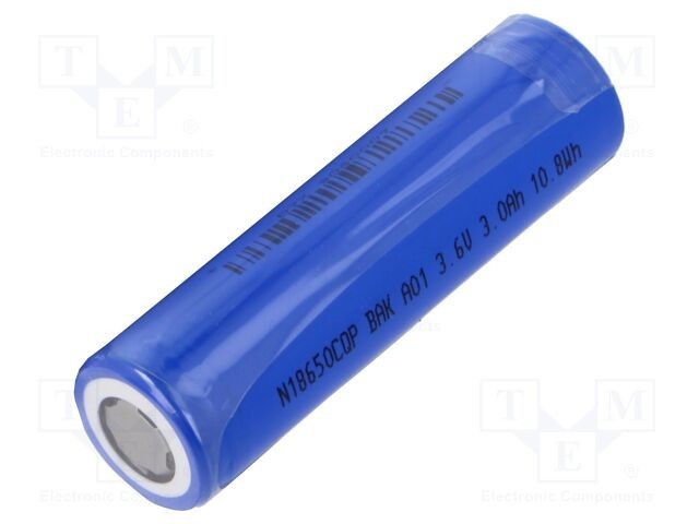 Acumul: Li-Ion 18650,MR18650 3,6V 3000mAh &Oslash;18,55x65,2mm 20A