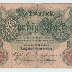 GERMANIA - 50 MARK MARCI 1906 , B1.27