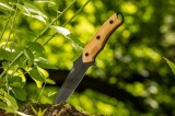 Cutit supravietuire full-tang,25 cm, maner lemn bambus,NEO
